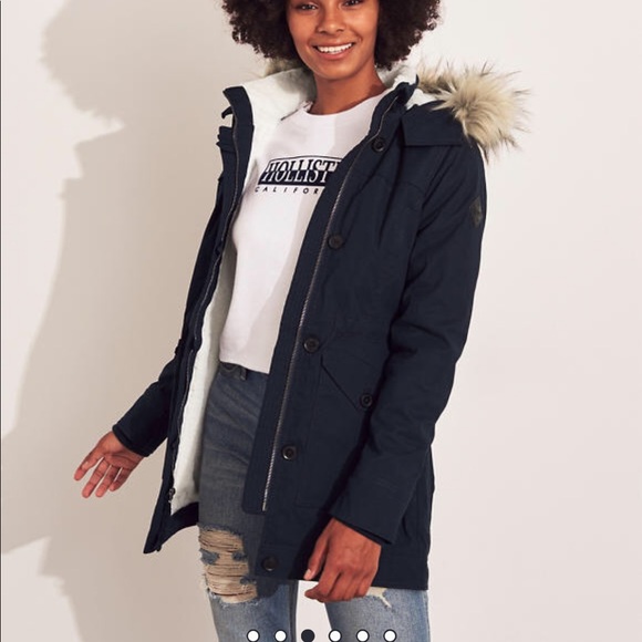 cozy lined parka hollister